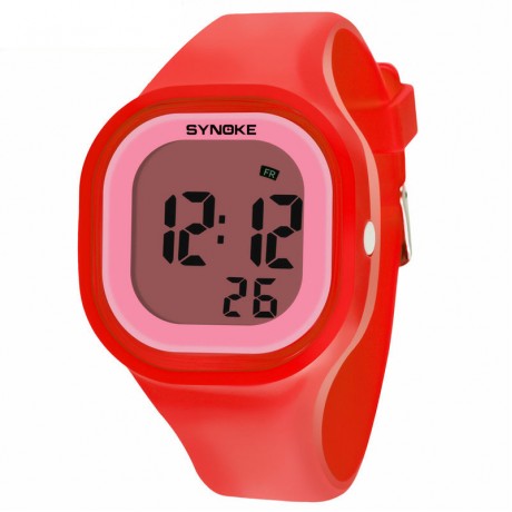 Fashion Jelly Multi-Function Watch Colorful Luminous 50 Meters Waterproof Silicone Digital Watches For Teens