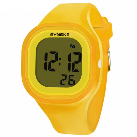Fashion Jelly Multi-Function Watch Colorful Luminous 50 Meters Waterproof Silicone Digital Watches For Teens