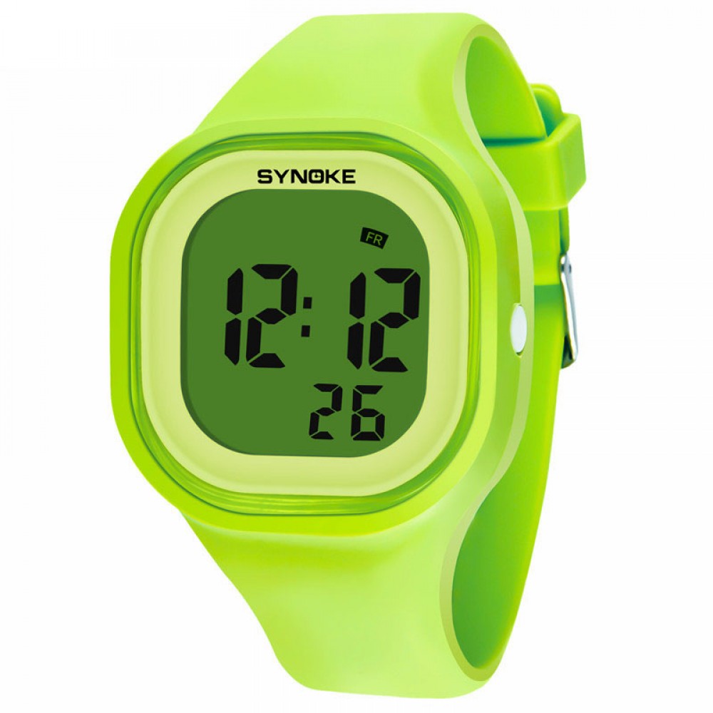Fashion Jelly Multi-Function Watch Colorful Luminous 50 Meters Waterproof Silicone Digital Watches For Teens