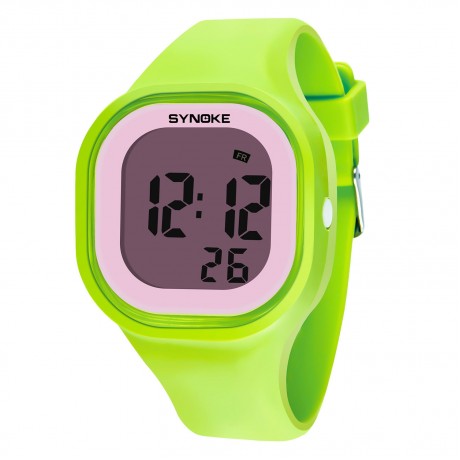 Fashion Jelly Multi-Function Watch Colorful Luminous 50 Meters Waterproof Silicone Digital Watches For Teens
