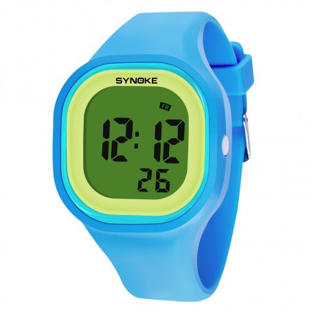 Fashion Jelly Multi-Function Watch Colorful Luminous 50 Meters Waterproof Silicone Digital Watches For Teens