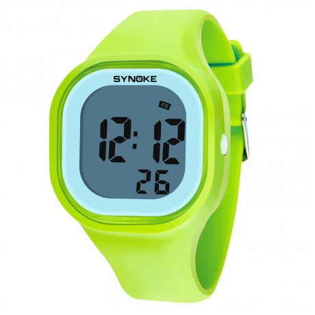 Fashion Jelly Multi-Function Watch Colorful Luminous 50 Meters Waterproof Silicone Digital Watches For Teens