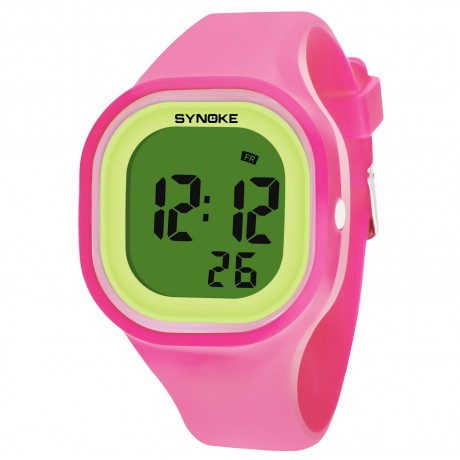 Fashion Jelly Multi-Function Watch Colorful Luminous 50 Meters Waterproof Silicone Digital Watches For Teens