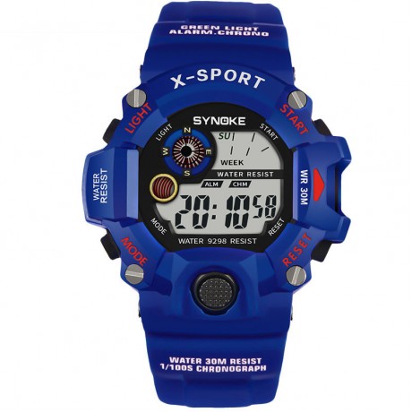 LED Luminous Waterproof Wrist Watch With Alarm Sport Outdoors Digital Watch For Boy