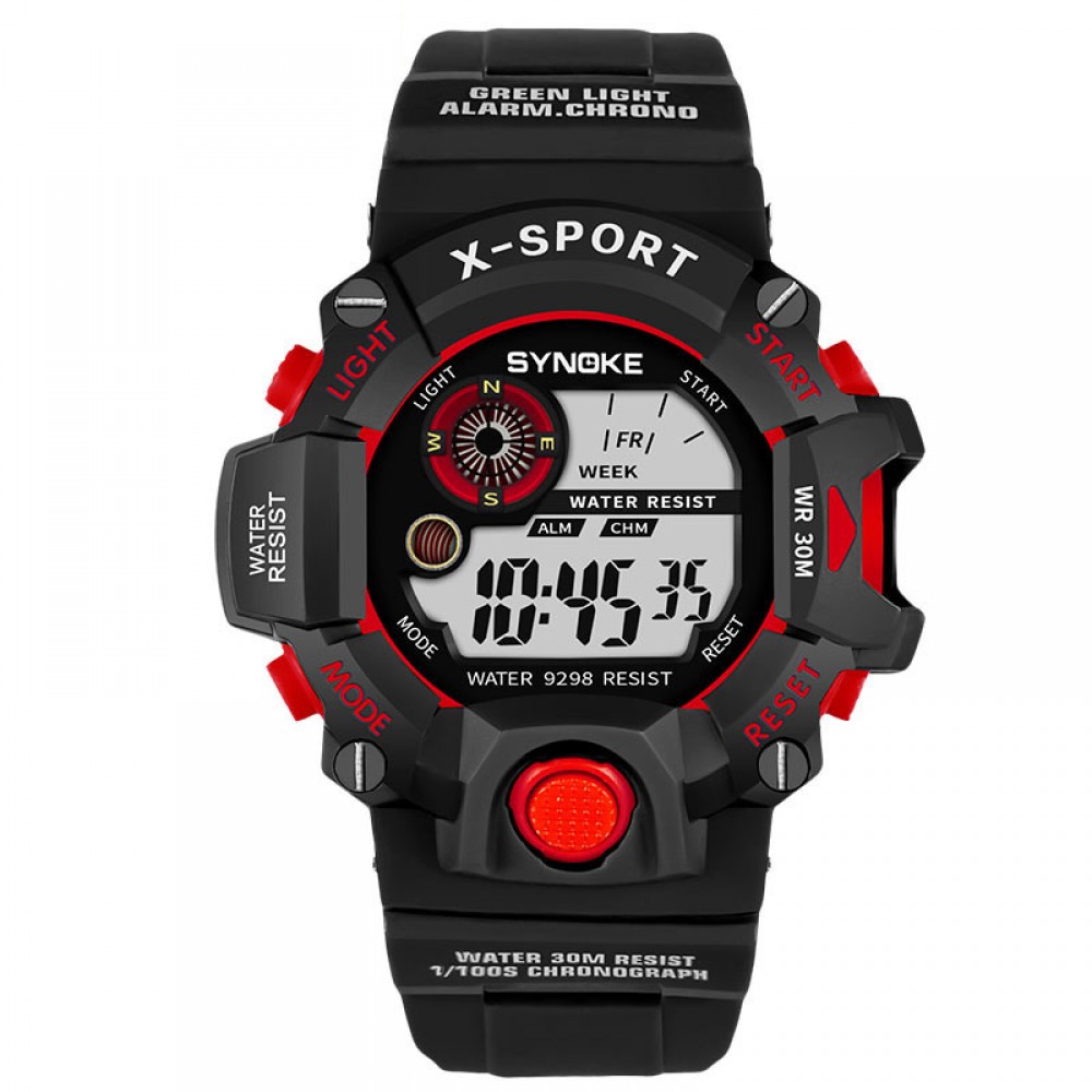 LED Luminous Waterproof Wrist Watch With Alarm Sport Outdoors Digital Watch For Boy