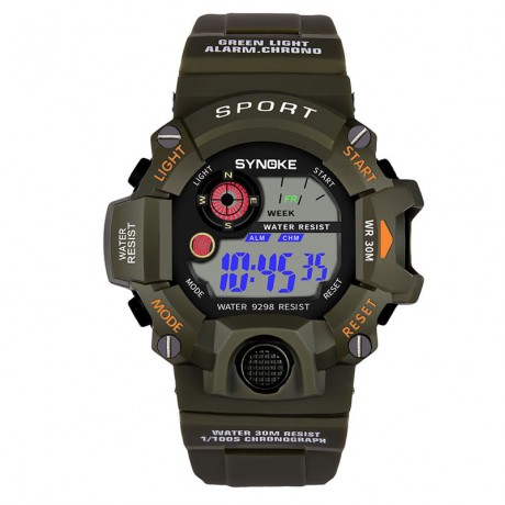 LED Luminous Waterproof Wrist Watch With Alarm Sport Outdoors Digital Watch For Boy