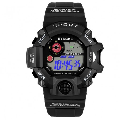 LED Luminous Waterproof Wrist Watch With Alarm Sport Outdoors Digital Watch For Boy