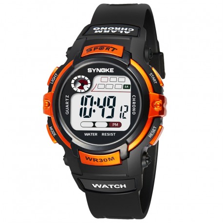 Kids Sport Digital Watches Luminous Waterproof Watch For Kids With Alarm