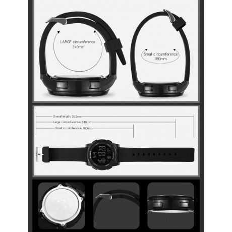 Outdoor Digital Sport Watches Multi-function Waterproof Wrist Watches For Men