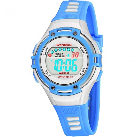 Hot Kid Sport Digital Watch Luminous Multi-function Waterproof Watch For Kid