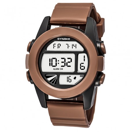 Soft Silica Gel Digital Sport Watch Luminous Waterproof Multi-function Wrist Watch For Men Women