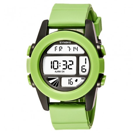Soft Silica Gel Digital Sport Watch Luminous Waterproof Multi-function Wrist Watch For Men Women