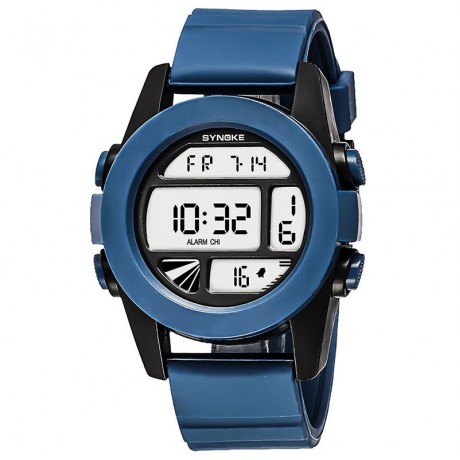 Soft Silica Gel Digital Sport Watch Luminous Waterproof Multi-function Wrist Watch For Men Women