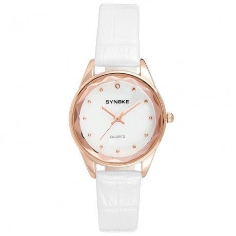 Women's Fashion Quartz Watch Casual Leather Band Waterproof Wrist Watch For Girls