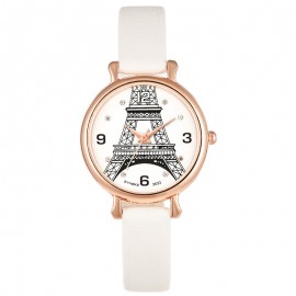 Women's Quartz Watch Fashion Waterproof Leather Band Wrist Watches For Girls,Best Gifts 