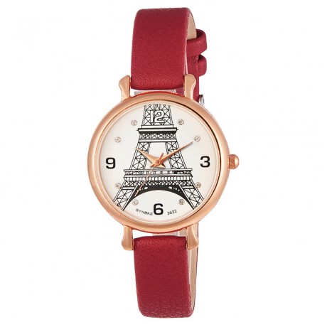 Women's Quartz Watch Fashion Waterproof Leather Band Wrist Watches For Girls,Best Gifts