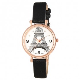 Women's Quartz Watch Fashion Waterproof Leather Band Wrist Watches For Girls,Best Gifts 