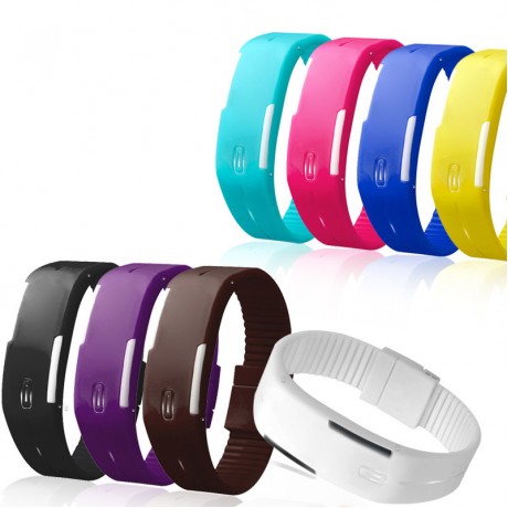LED Smart Band Watches Sport Luminous Touch Screen Smart Watches For Students,Lovers