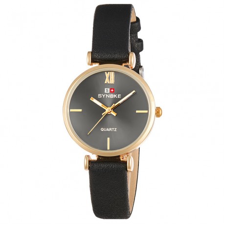 Women's Fashion Leather Band Watches 30M Waterproof Quartz Watch For Girls,Women
