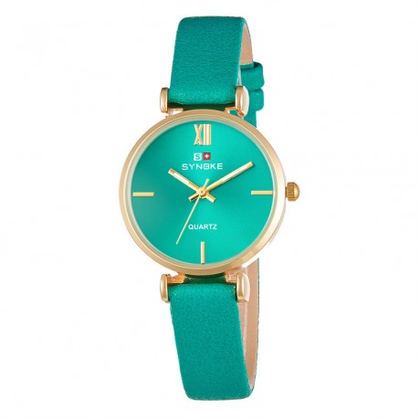 Women's Fashion Leather Band Watches 30M Waterproof Quartz Watch For Girls,Women