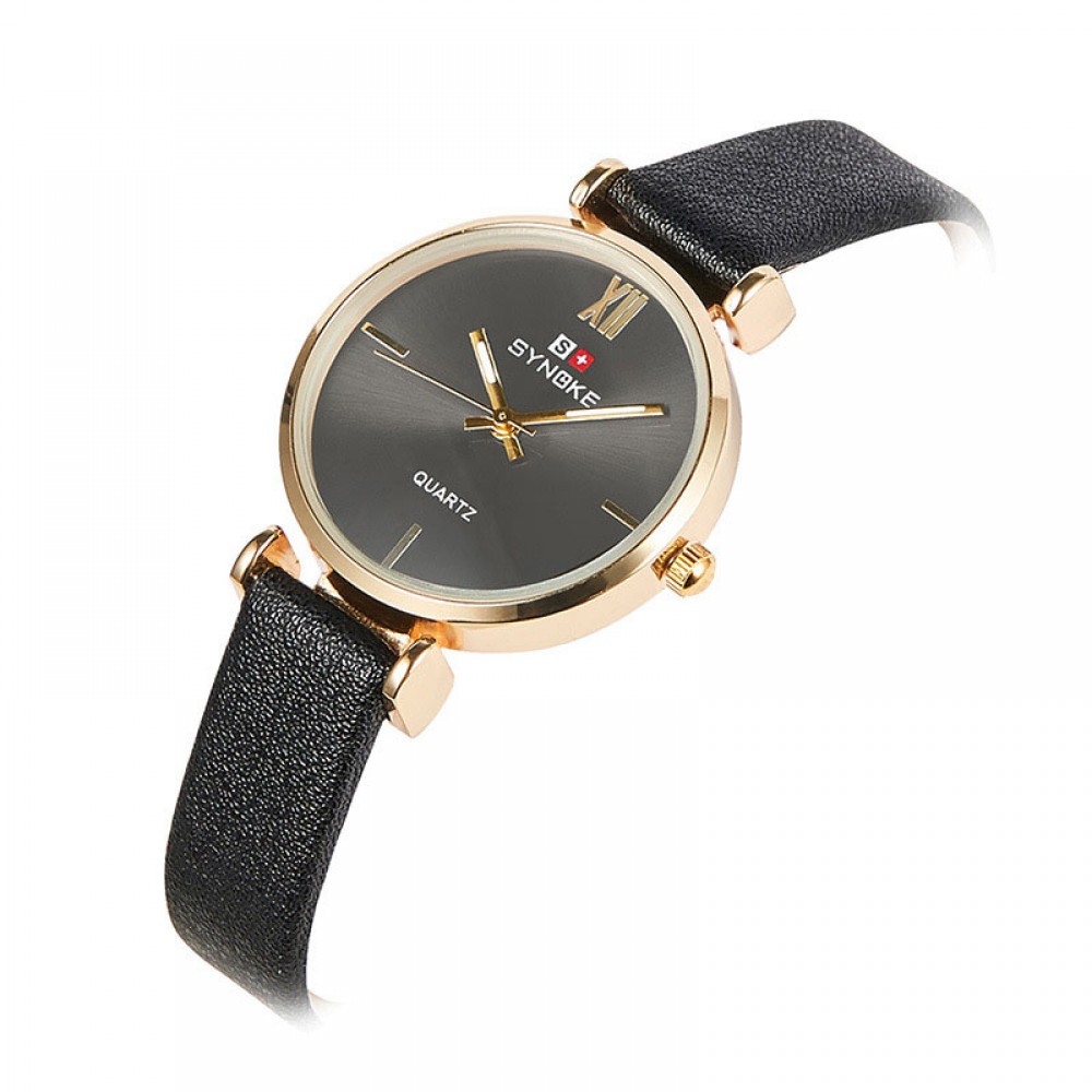 Women's Fashion Leather Band Watches 30M Waterproof Quartz Watch For Girls,Women