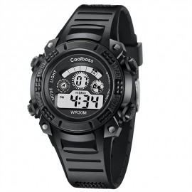 Digital Climbing Sports Watch,Waterproof LED Screen Large Face  Watches and  Electronic Watch for Students 