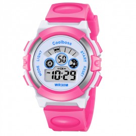  Kid Watch Multi Function 30M Waterproof Sport Alarm Stopwatch Digital Child Wristwatch for Boy Girl