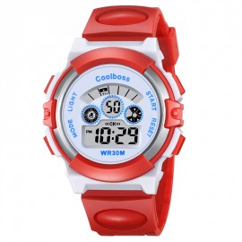  Kid Watch Multi Function 30M Waterproof Sport Alarm Stopwatch Digital Child Wristwatch for Boy Girl 
