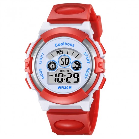  Kid Watch Multi Function 30M Waterproof Sport Alarm Stopwatch Digital Child Wristwatch for Boy Girl