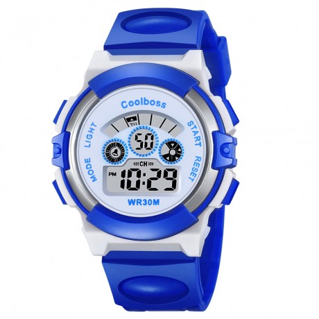  Kid Watch Multi Function 30M Waterproof Sport Alarm Stopwatch Digital Child Wristwatch for Boy Girl