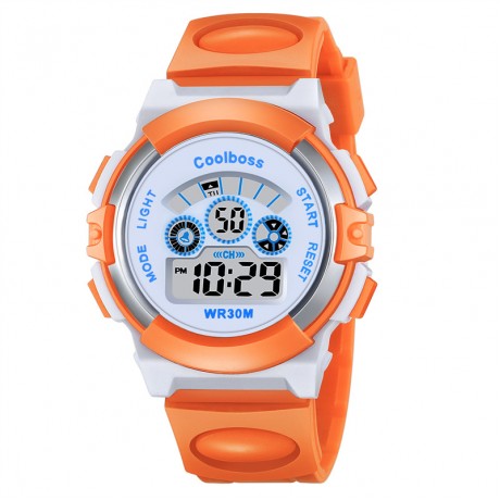  Kid Watch Multi Function 30M Waterproof Sport Alarm Stopwatch Digital Child Wristwatch for Boy Girl