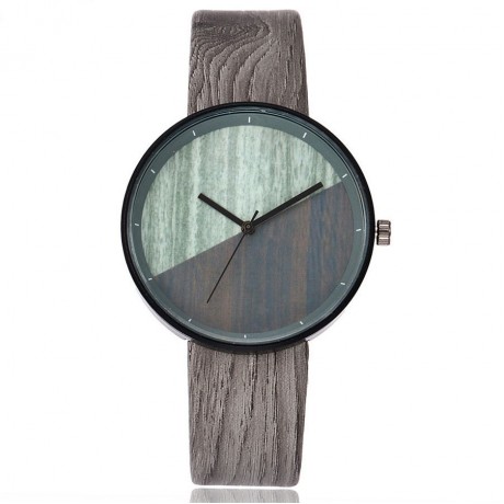Women Watches Wood Leather Band Luxury Quartz Watches Girls Ladies Wristwatch 