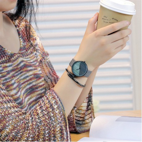 Women Watches Wood Leather Band Luxury Quartz Watches Girls Ladies Wristwatch 