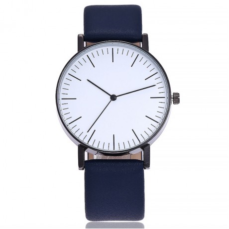 Womens Unique Quartz Movement Casual Leather Band Dress Wrist Watch with Simple Fashion Classic Design